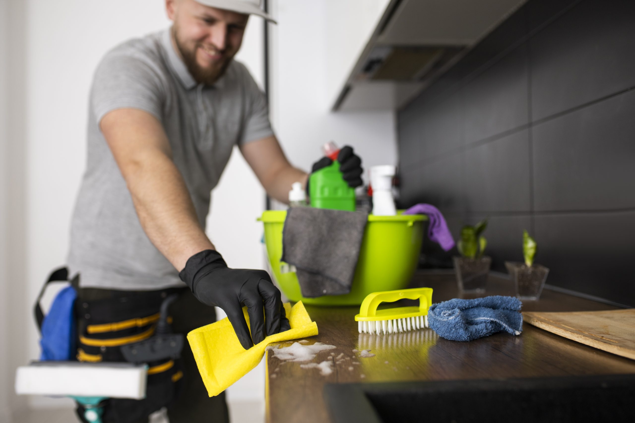 man-doing-professional-home-cleaning-service